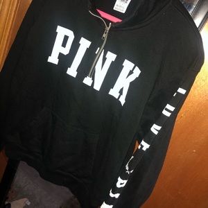 PINK HALF ZIP